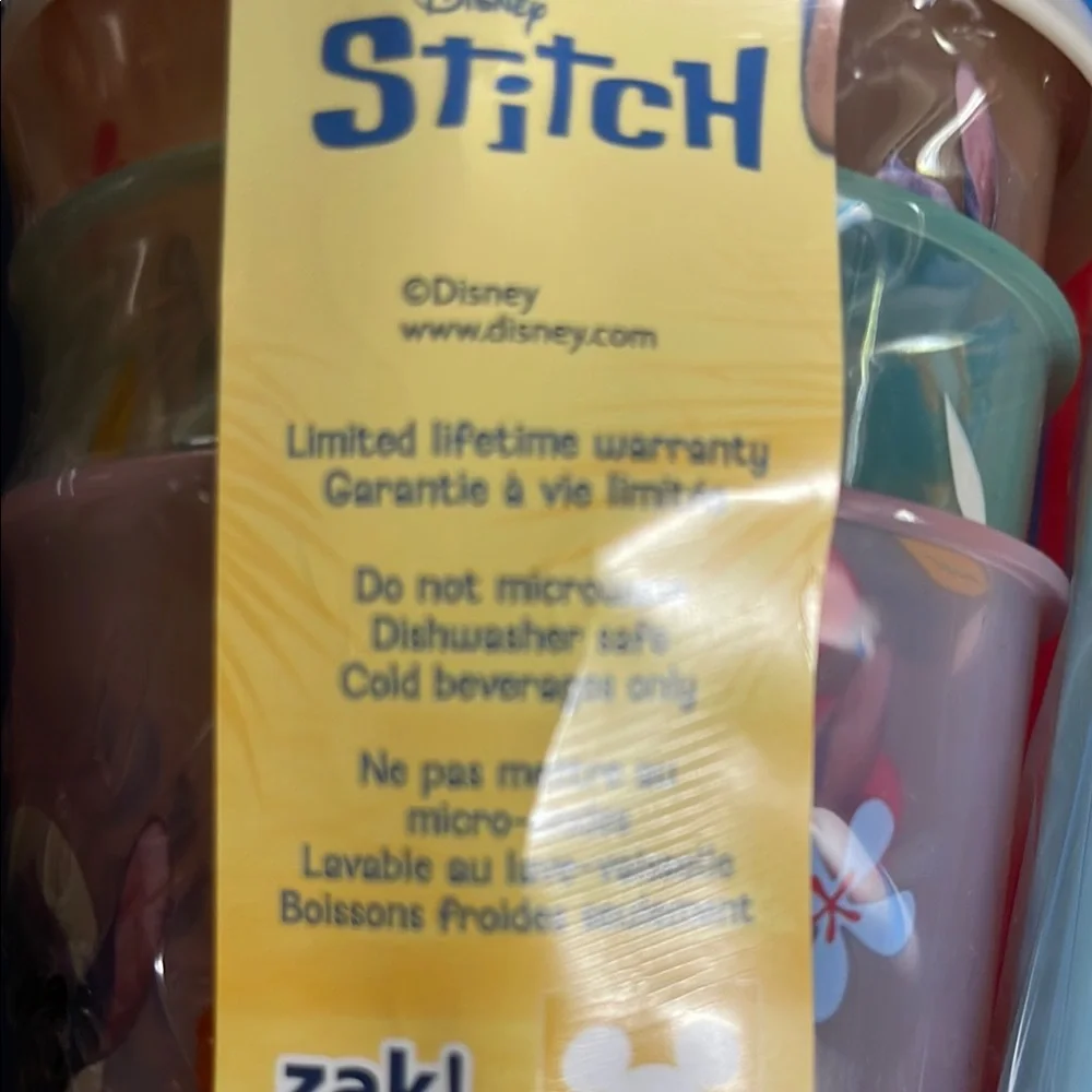 Disney Lilo & Stitch Floral Color Changing Cups Set - Blue, Pink, Yellow - Picture 6 of 7